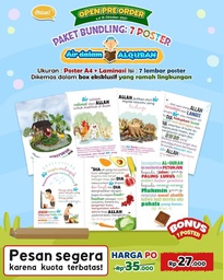 Paket Bundling : 7 Poster Air Dalam AlQuran